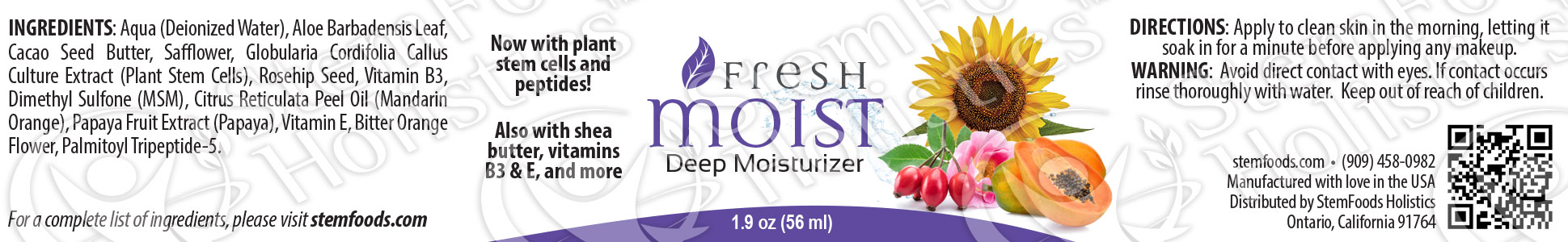 FreshMoist label